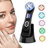 ultraschall falten ultramed Sicheres Gesicht Massagegerät: Sie können es auch als Massagegerät, Anzug für neutrale Haut, fettige Haut, tiefe Haut, Akne usw. verwenden und hat 6 LED Phototherapielichtmodell für diffirent Hautprobleme.