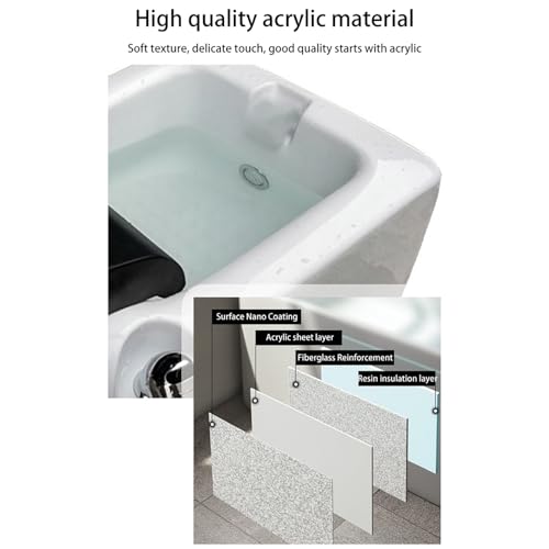 Masajeador de pies acrílico spa portátil profundo miniatura 4
