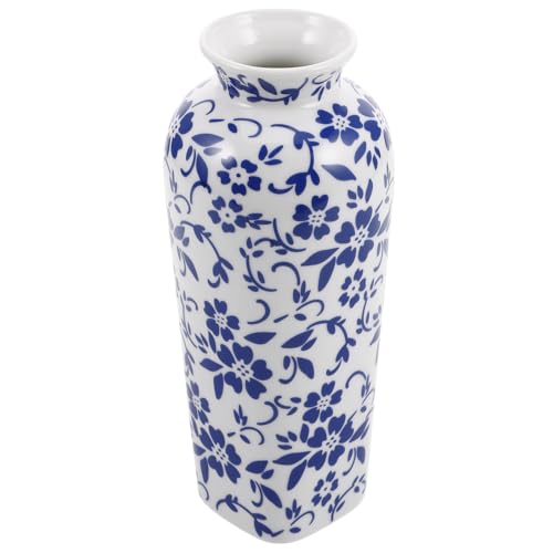 Levemolo Blaue und Weiße Keramikvase China Vintage Pflanzkübel...
