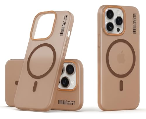 DL3 Mobilak Case Back Cover for iPhone 11 Pro Max 6.5-Inch, Sleek Frosted Translucent Back Only Compatible with Wireless Magnetic Accessories | Anti-Scratch Shockproof Phone Case (Brown)