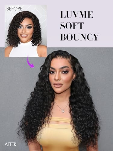 Extensiones de cabello humano real de alta densidad con clips invisibles y ondas suaves 5