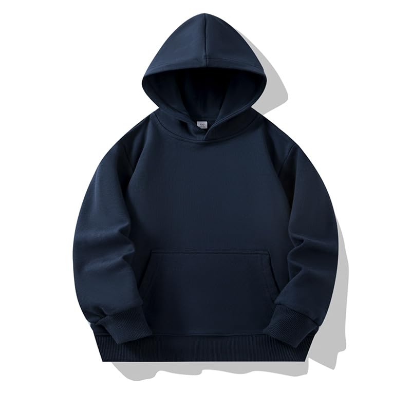 Baby Boys Girls Hoodie Sweatshirts Toddler Kids Solid Long Sleeve Pullover Hoody with Pocket