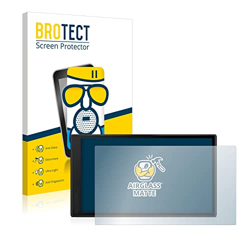 brotect Anti-Glare Glass Screen Protector Matte Compatible with Garmin DriveSmart 66 - Anti-Scratch 9H Protection Film