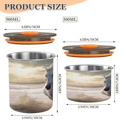 Contenedor de café hermético Blueangle acero inoxidable 30oz miniatura 2