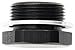 Fragola FRG491980-BL Black 7/8-20 Blank Inlet Plug