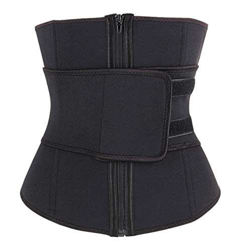 G.U.S. Abdominal Trimmer Waist Trainer Compression Sweat Belt (Black, 4X-Large)