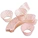 GOLF 100Pcs Cupcake Wrappers Artistic Bake Cake Paper Filigree Little Vine Lace Laser Cut Liner Baking Cup Wraps Muffin CaseTrays for Wedding Party Birthday Decoration (Pink)