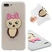 Produktbild iPhone 7 Hülle,Careynoce Neue Modelle Einhorn Panda Katze Eule TPU Silikon Schutz Handy Hülle Case Tasche Etui Bumper für Applei Phone 7 (4.7 Zoll)