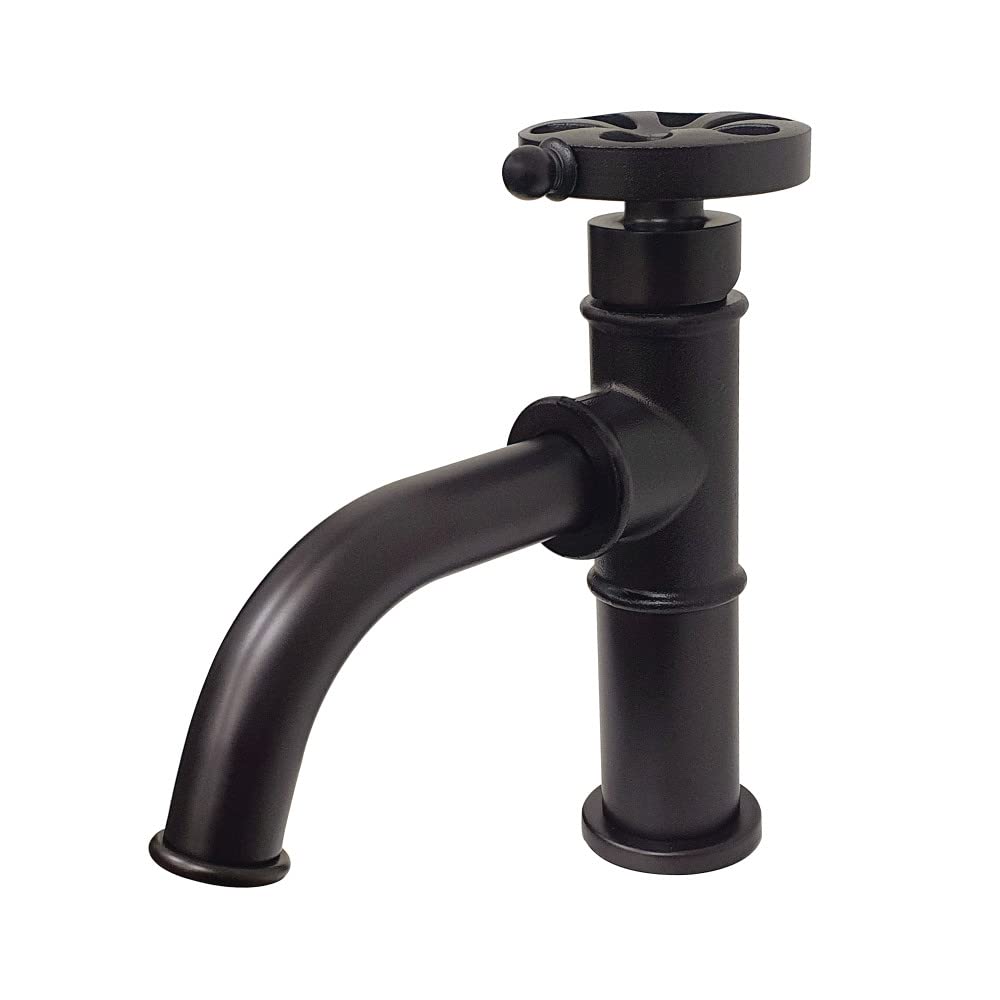 Robinet de salle de bain Kingston Brass KS2825RX mitigeur lavabo monotrou bronze huilé