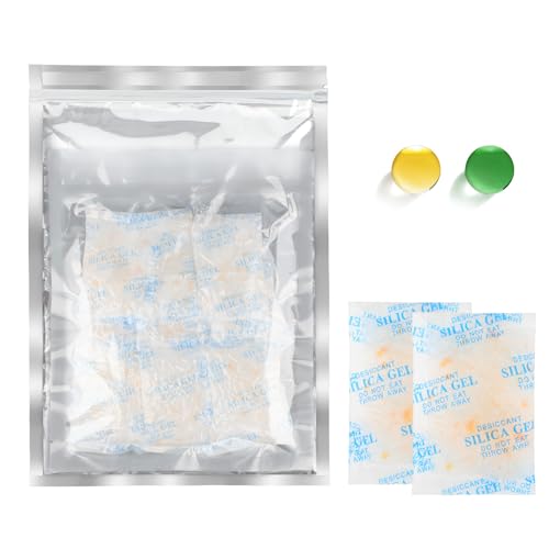 Boadw 20g x 15 Stück Silicagel Beutel Trockenmittel mit Orangen Silica Gel Indikator zur Entfernung von Feuchtigkeit Boadw 20g x 15 Stück Silicagel Beutel Trockenmittel mit Orangen Silica Gel Indikator zur Entfernung von Feuchtigkeit