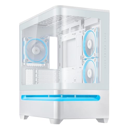 Compatibilità: lo chassis consente l'installazione di schede grafiche lunghe fino a 420 mm, radiatori lunghi fino a 360 mm, PSU lunghe fino a 200 mm e offre inoltre un ampio spazio per installare fino a nove ventole da 120 mm