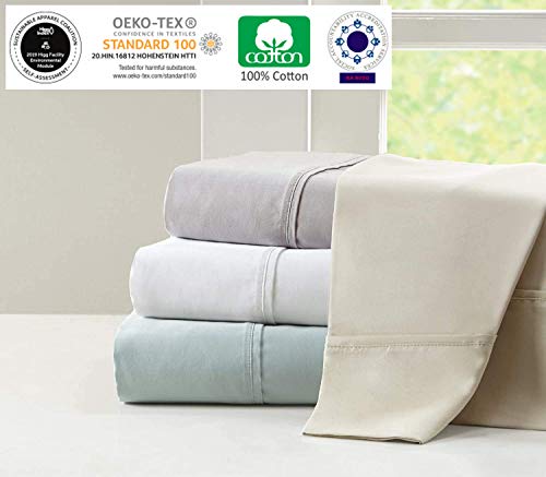 Westbrooke Queen Pillowcase Set Of 2 - 400 Thread Count, 100% Ultra-Fine Cotton, White Sateen Weave Pillow Covers - Soft, Crisp & Cool, Luxury Pillow Protectors For Hotels, Homes & Hospitals #TOP6