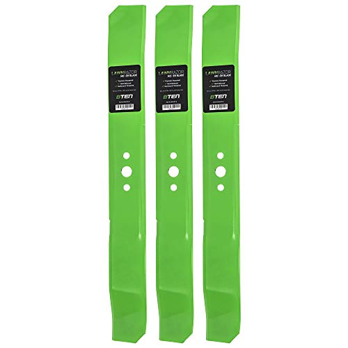8TEN LawnRAZOR Mower Blade for AYP Husqvarna Poulan 145106 Mulching 3-Pack
