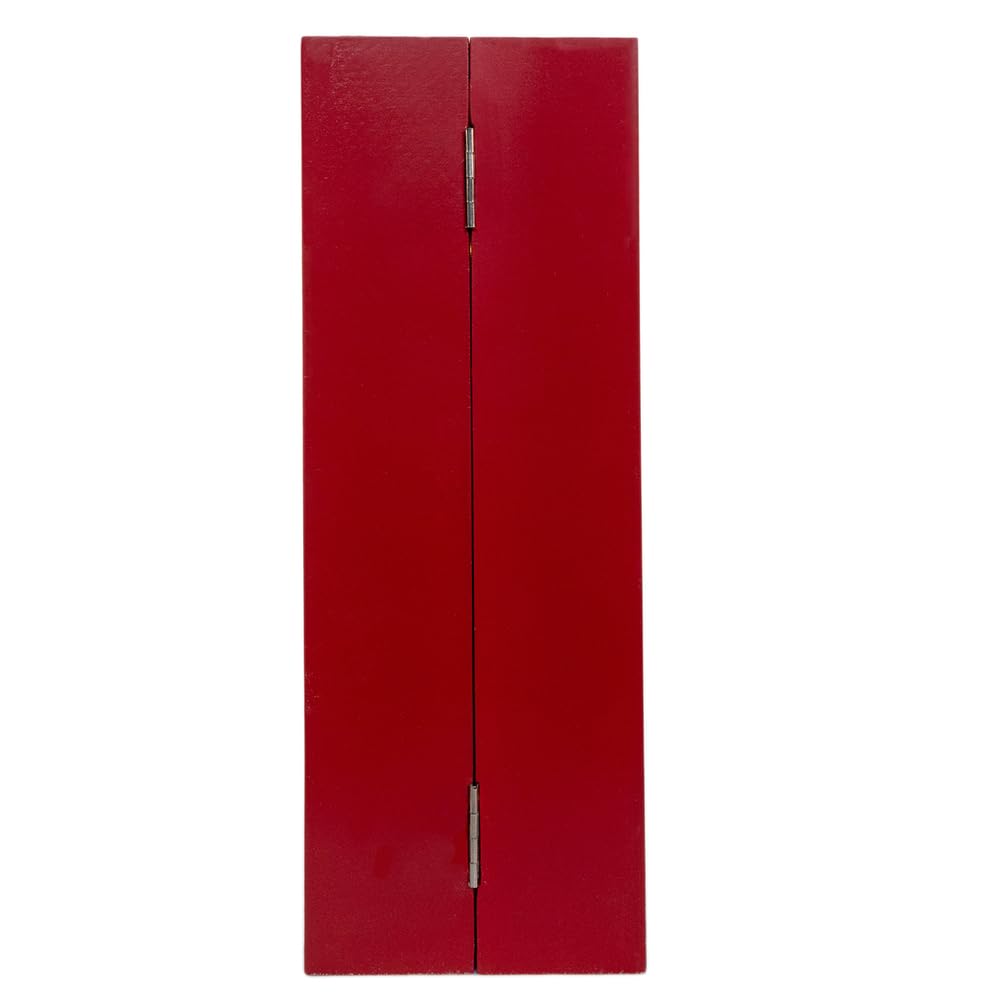 Kurt Adler 33 cm batteriebetriebener beleuchteter Weihnachts-Adventskalander aus Holz