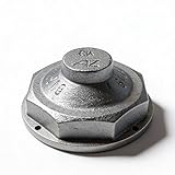 Einstutzen Überströmkappe DN 25 für Gaszähler G4/G6, 2 Zoll Anschluss, verzinkt, inkl. HTB-Dichtung