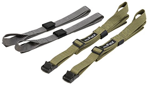 タナックス(TANAX) MOTOFIZZ シートバッグ用 パワータイベルト 2本セット 250mm~2400mm モスグリーン MF-4726