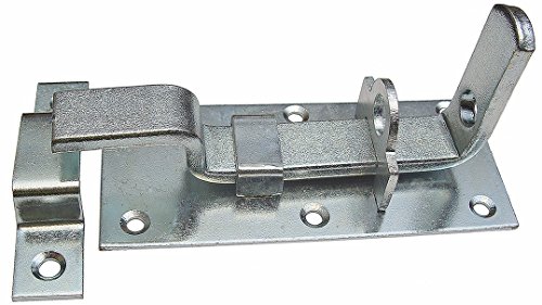 Türschloßriegel Türriegel Schubriegel 130/60 gekröpft mit Schlaufe