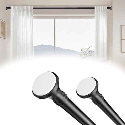 �˂�����_ ���� 3m 2m 4m 5m ���ς�_ �J�[�e�� �L�k�_ ������ ���̂ق��� �h�����s�v �������� ���󕨊��� �z�c���� ���� ���O ���ߊȒP �ω׏d30~10kg ���a32mm �u���b�N ��t�ȒP(Black-A,110-190cm)