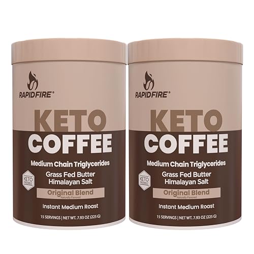 Rapid Fire Keto Coffee 2 Pack,...