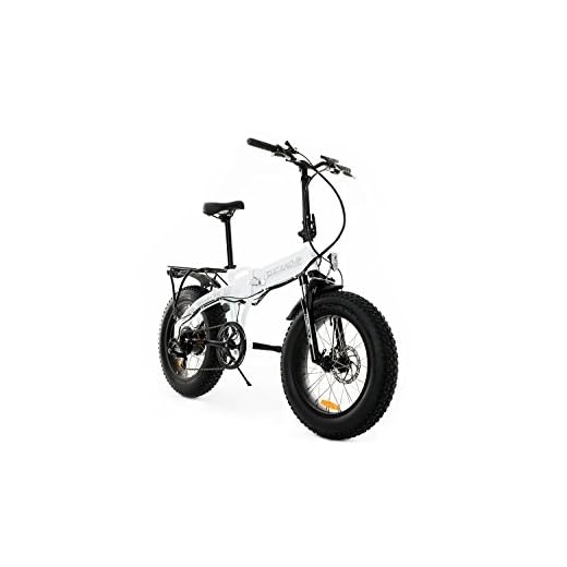 tucano bicicleta Tucano Bikes Monster HB Bicicleta Eléctrica Plegable, Blanco (Benz), Talla Única