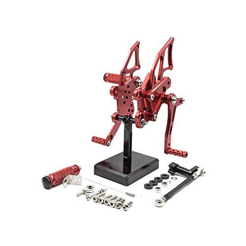 Repose-pieds YZF R3 rouge pour personnaliser sa moto de piste