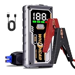 Avviatore Batteria Auto Booster Avviamento Auto Avviatore Emergenza 5000A 12V 22000 mAh ino a 10.0L Gas/8.0L Diesel Ricarica USB RapidaLED,LCD Display