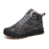botas nieve chica  Pyjacos Botas de Nieve para niños Zapatos de Invierno Chico niña, Gris, 31EU