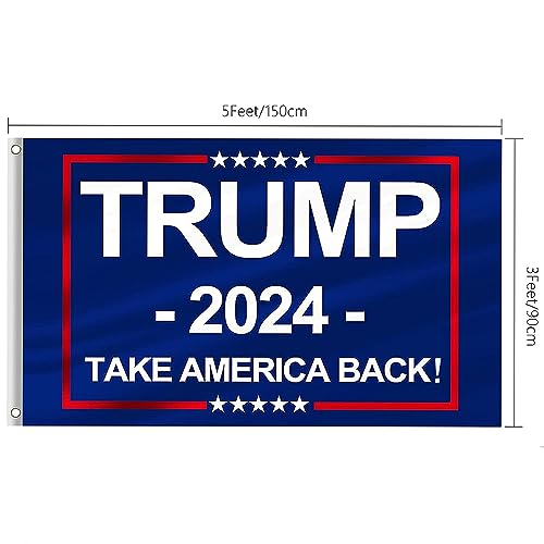 Boné Trump e bandeira Trump 2024, chapéu MAGA Donald Trump 2024 Take America Back Bonés bordados bon