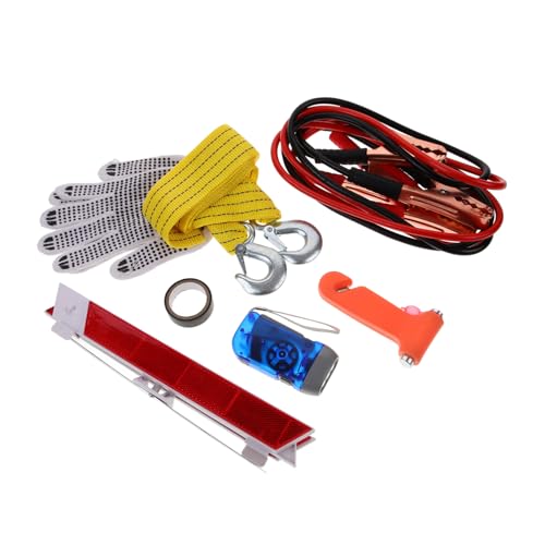 PRETYZOOM 1set Comprehensive Car Roadside Kit Multi-Function Automotive Tool for Vehicle Safety Essential Tools for Roadside Assistance Inspections