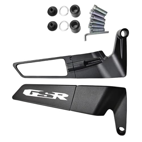 JUANNING Espejo Retrovisor CNC De ala Fija para Motocicleta para SUZ&UKI GSR 750 600 400 GSR400 GSR600 GSR750(A)