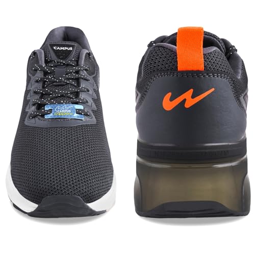 Image of Campus Men's Promote D.Gry /BLK Walking Shoes - 9UK /India 22G-251