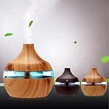 Vase Humidifier, 7 Colors Light Change Air Aroma Essential Oil Diffuser LED Aromatherapy Humidifier,