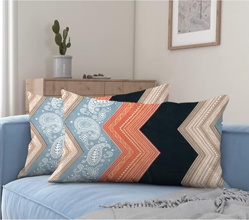Image of la'amour Cotton Elastic Fitted Bedsheets with 2 King Size Pillow Covers Double Bed with All Around Elastic Supersoft Size - 72 King Sizex78+10 inches Color - Orange Black
