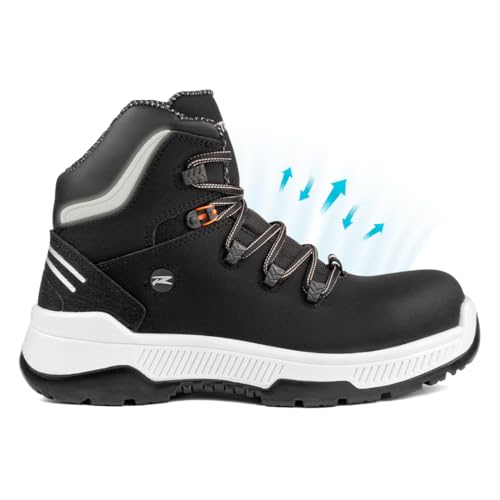 Image of ZEUS FLEX Work Boots | Made in Mexico | Waterproof, Slip, Oil & Abrasion Resistant | Safety Footwear for Construction, Industrial & Heavy-Duty Jobs