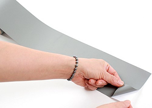 Roserosa Peel And Stick Pvc Self-Adhesive Wallpaper Border Board Trim Moulding Sticker Cool Gray (Sg65B : 3.93 Inch X 16.40 Feet) #TOP1