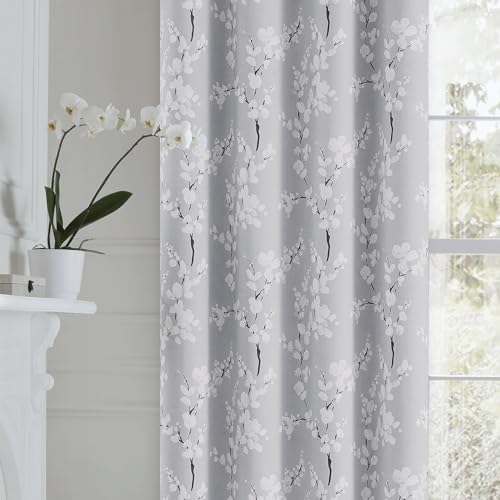 FMFUNCTEX-Valance-Curtain-for-Kitchen-WindowsBathroomLiving-RoomBedroom-Blossom-Blackout-Window-Valance-Thermal-Insulated-Rod-Pocket-Floral-Valance-Curtains-50-W-x-18-L-Grey-and-White-1-Panel FMFUNCTEX Valance Curtain for Kitchen WindowsBathroomLiving RoomBedroom Blossom Blackout Window Valance Thermal Insulated Rod Pocket Floral Valance Curtains 50 W x 18 L Grey and White 1 Panel