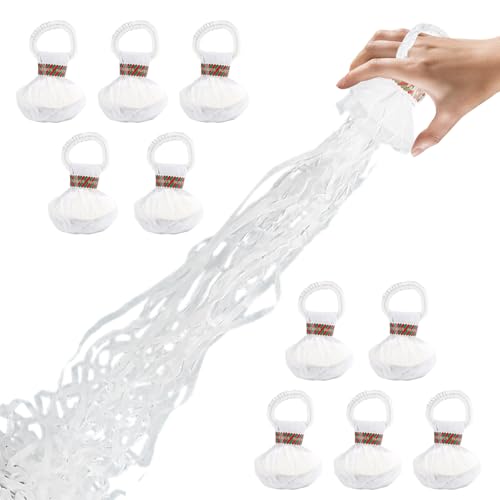 10 Pièces Bombe a Serpentin,Serpentin Mariage,Serpentins en Papier à Lancer pour Fête et Nouvel an pour Anniversaire,Mariage,Noël,Carnaval,Remise de...