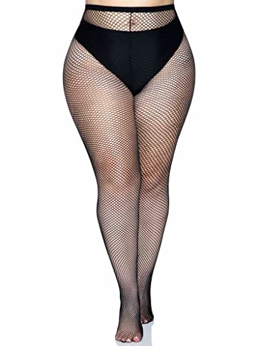 Collant classique fine résille grande taille extensible et confortable - 3