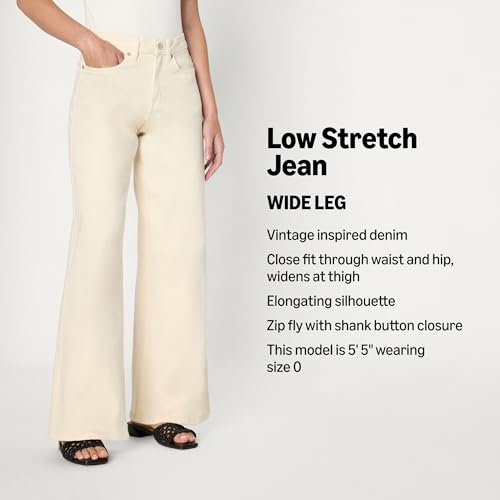 Amazon Essentials Women's High Rise Wide Leg Jean2