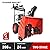 PowerSmart Snow Blower Gas Powered 24 in. 208cc Self-Propelled 2-Stage Snow Blower, Briggs and Stratton Engine with Eletric Start, Handle Warmer