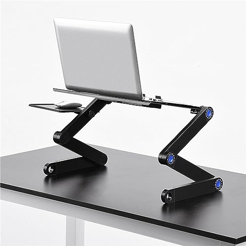 Base plegable para laptop con ventiladores, negro miniatura 3