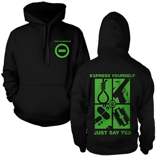 Type O Negative Just Say Yes Pull Over Hoodie Black | Officially Licensed Merchandise