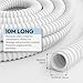 Kondensatschlauch Ø16mm 10m, PVC Ablaufschlauch für Klimaanlage & Split-Klimageräte, UV-beständig, Zuschneidbar, Schlauch für Klimageräte, Kondenswasserschlauch zur sicheren Kondenswasserableitung
