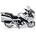 1:18 Scale for BMW R1250 RT Motorcycle Model Toy, Plastic and Metal Diecast Toy Motorcycle Bike, Mens Collection Toys for Boys Kids Gifts, Cake Topper Home Office Decor, White