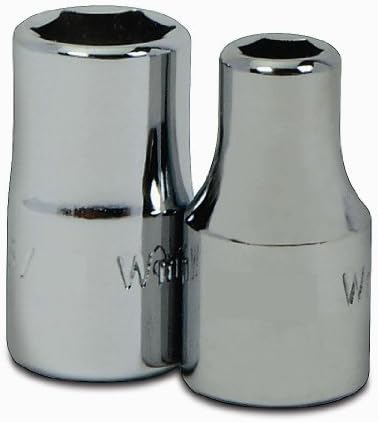 Williams JHWM-611 SUPERTORQUE - Zócalo SAE poco profundo de 14 pulgadas, 6 puntos, tamaño de 1132 pulgadas, acabado cromado altamente pulido,