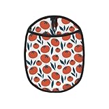 Soportes para ollas para cocina, bonitos guantes de horno resistentes al calor con diseño de tomate, almohadillas calientes con bolsillo, agarraderas colgantes para cocina, hornear, soportes de