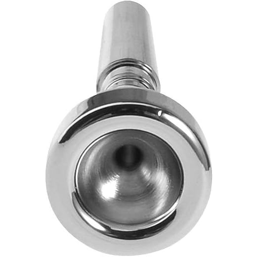 Silver Plated Trumpet Mouthpiece 3C Size