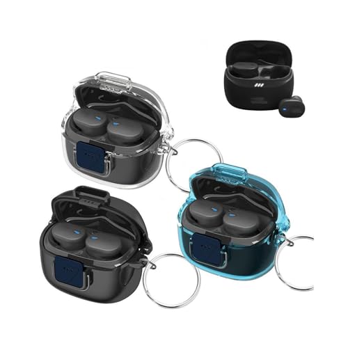 For Tune Buds 2��p �P�[�X �J�o�[ TPU�ی�P�[�X ���b�N�@�\�t�� �J���r�i�t�� �[�d�|�[�g�Ή� 360�x�Ռ��z�� �����E�����h�~ ���C�����X�C���z���ی�J�o�[ �݊��i