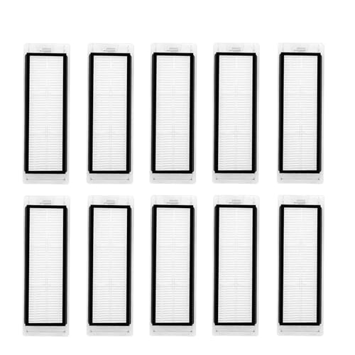 互換性がありますロボロック S4 S5 S6 E4 E5 E20 E25 E35シリーズ掃除機フィルターパーツに対応(10PCS Filters)