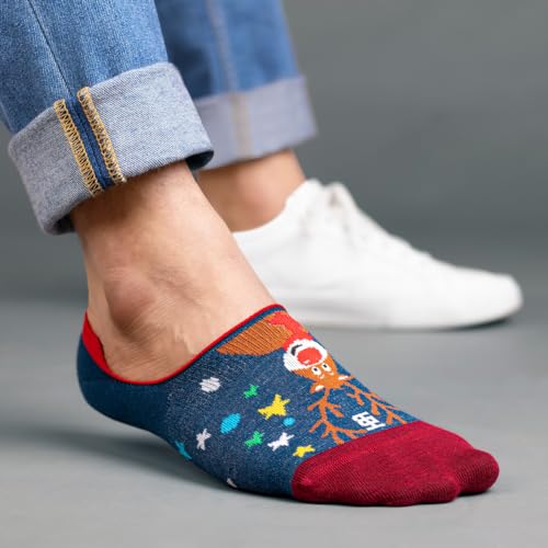 Image of SockSoho Men Christmas Editions | Anti-Bacterial Shoe Liners | Size UK 7-11